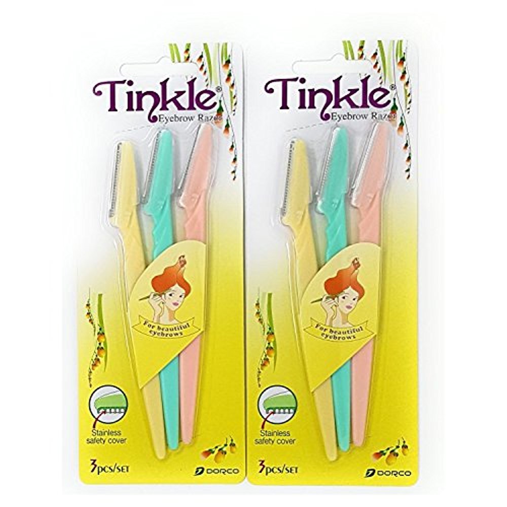 Tinkle Eyebrow Razor Pack of 6