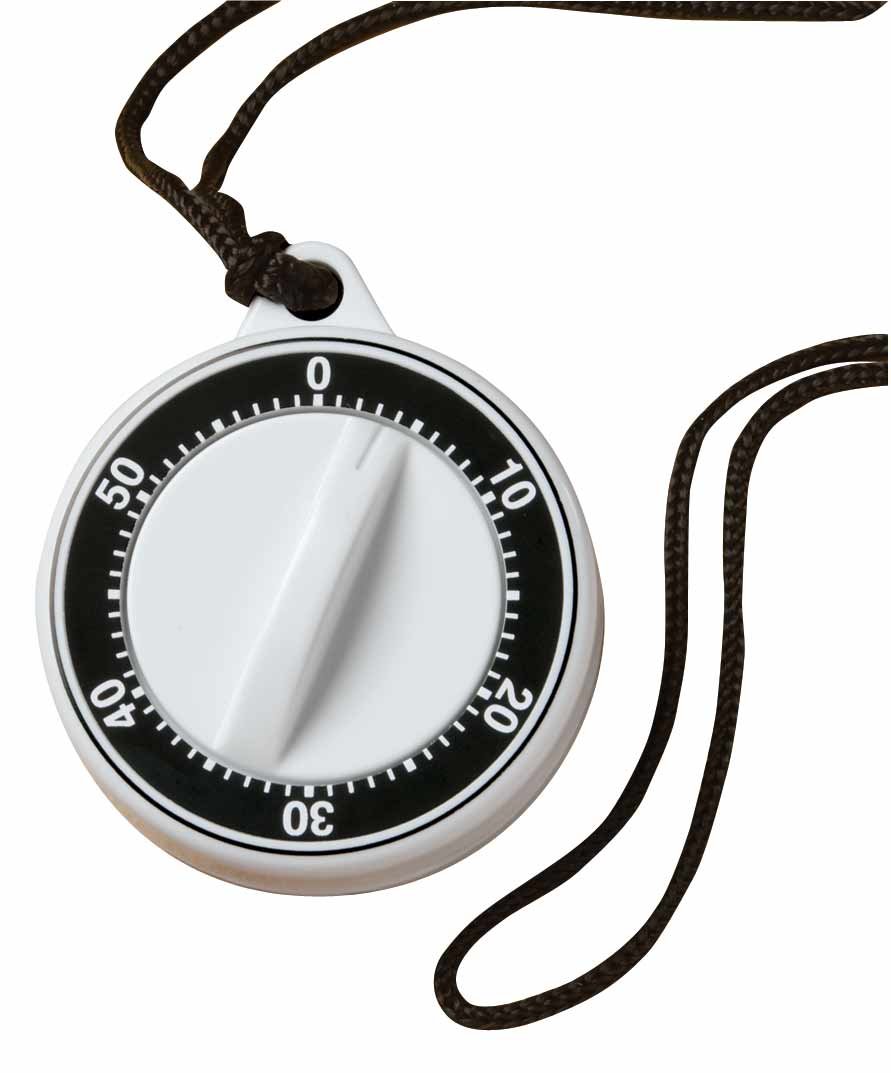 Photo 1 of Miles Kimball Portable Neck Timer, Fridge Timer, White