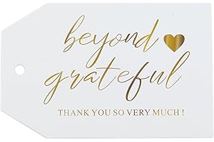140Pcs Thank You Tags for Small Business, 2.1''x 3.3'' Gift Tag for Packaging Supplies (String is NOT Included)
