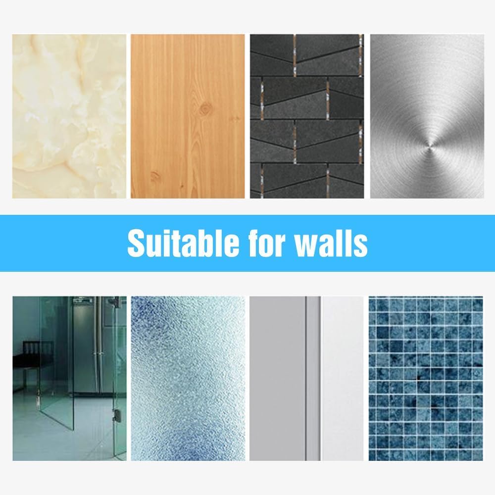 Drill Free Adhesive Hooks, 2024 New Reusable Adhesive Wall Mount Screw Hooks, Picture Hangers Without Nails, Nail Free Wall Hangers for Wall Mount,Kitchen,Bathroom (20 PCS) - Image 5