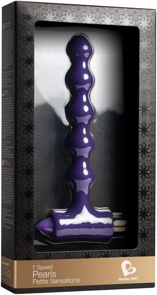 Rocks Off Petite Sensations Toy, Pearls Purple, One Size - Image 3