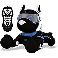 Lexibook Power Puppy - My Smart Robot Dog - Programmable Robot with Remote Control, Training Function, Dances, Sings, Light Effects, Rechargeable Battery, Children's Toy - DOG01BK