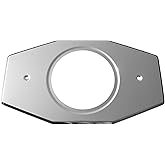 LASCO 03-1650 Smitty Plate Remodel 5-Inch Opening, Stainless Steel