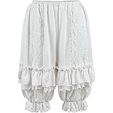 LTAKK Bloomers Women Ruffle Lace Pantaloons Renaissance Victorian Bloomers Kawaii Pumpkin Shorts