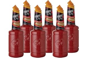 Finest Call Premium Bloody Mary Drink Mix, 1 Liter Bottle (33.8 Fl Oz), Pack of 6