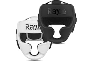 Raytos Boxing Headgear for MMA, Muay Thai, Wrestling & Sparring - Professional Training Equipment for Adult Men & Women