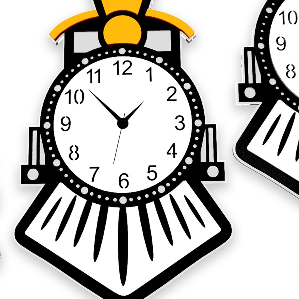 全品送料無料 漫画スタイルの壁時計 北欧のシンプルな小さな列車モデリング壁時計リビングルームミュートアイアンウォールクロック 青 27 46cm 電池なし B07f3tpyql 配送員設置送料無料 Www Irispicture De