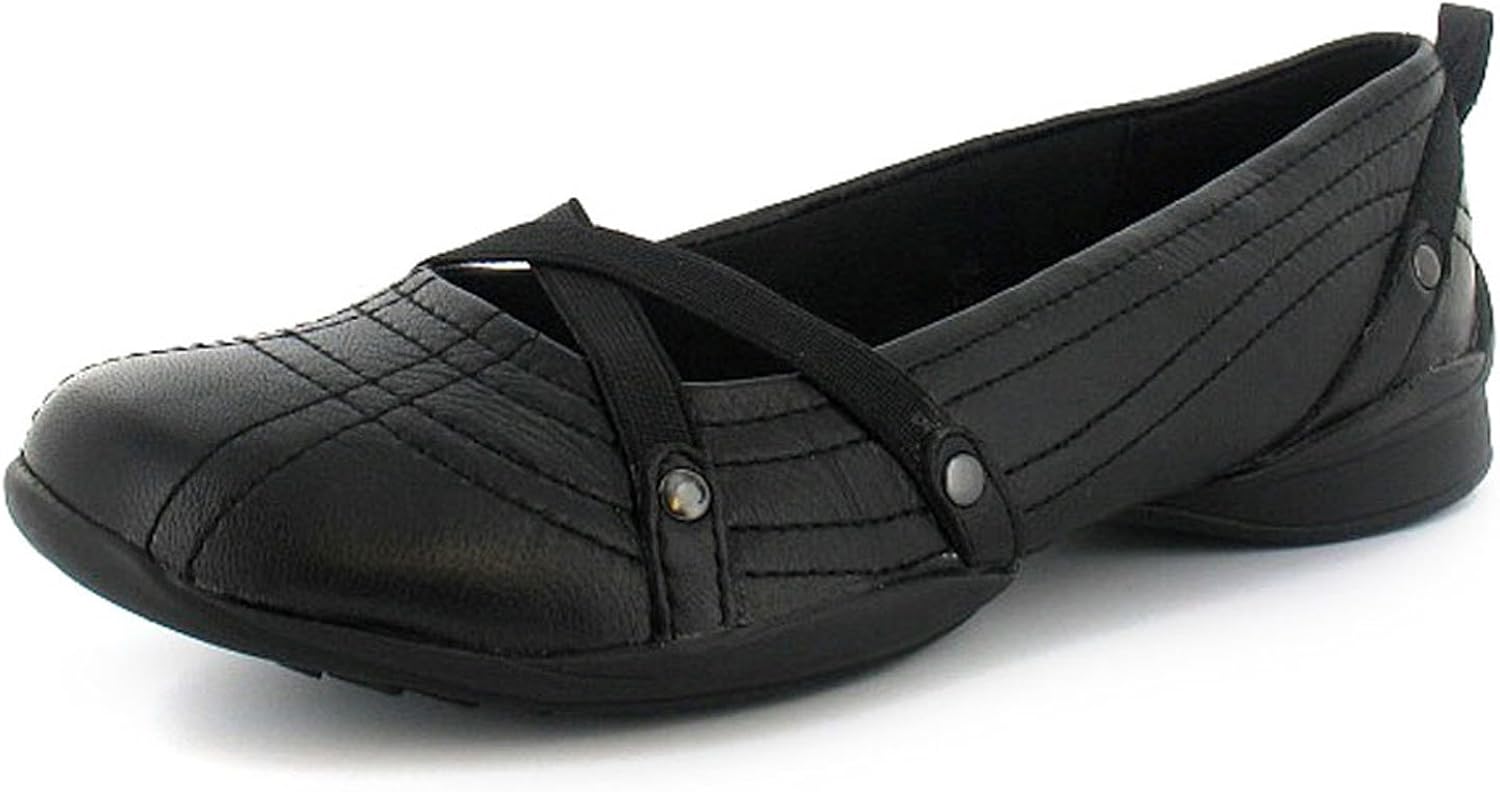 Womens/Ladies Black Leather School Shoes. Black UK Size 9 Amazon