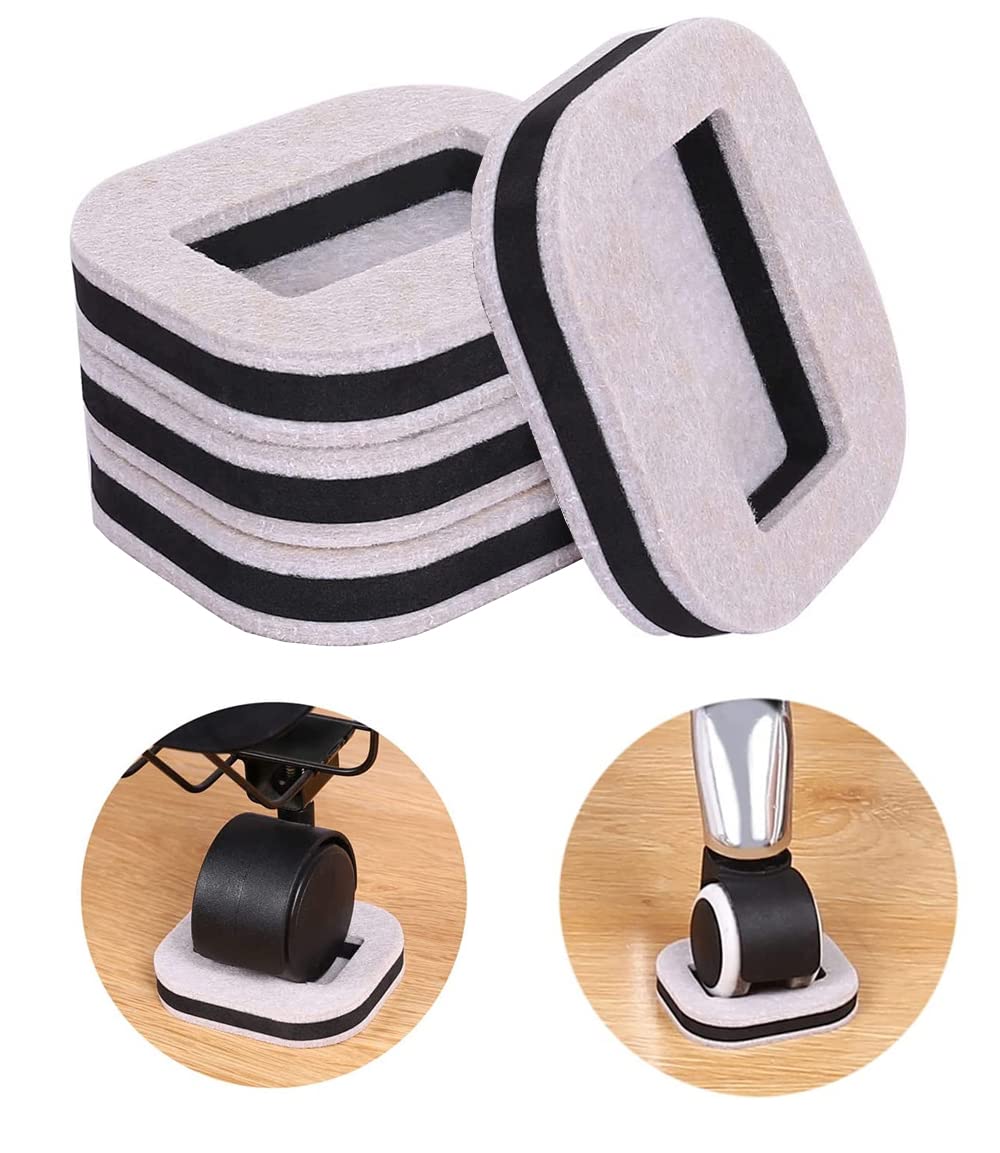 Quantum Leap Pack of 4 Felt Furniture Pads Feet Floor Protectors Protect Your Wooden Floors from Marking or Scratching.