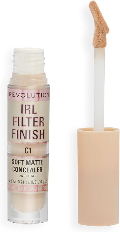 Makeup Revolution IRL Filter Finish Concealer C1 by Revolution Beauty London