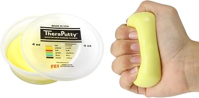 Cando TheraPutty Antimicrobial 4 oz Yellow Very Light Therapy Clay
