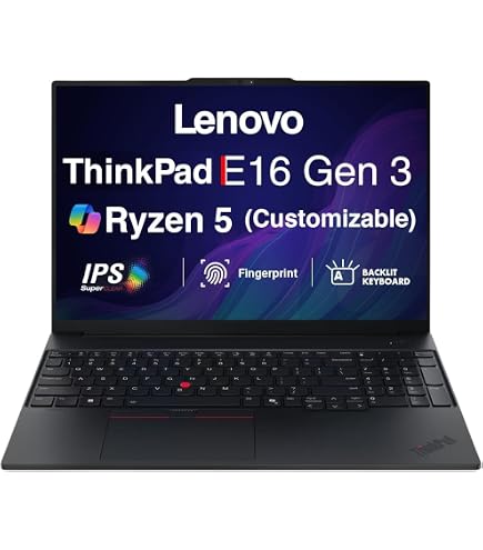 Amazon.com: Lenovo Thinkpad E16 Business Laptop 16.0