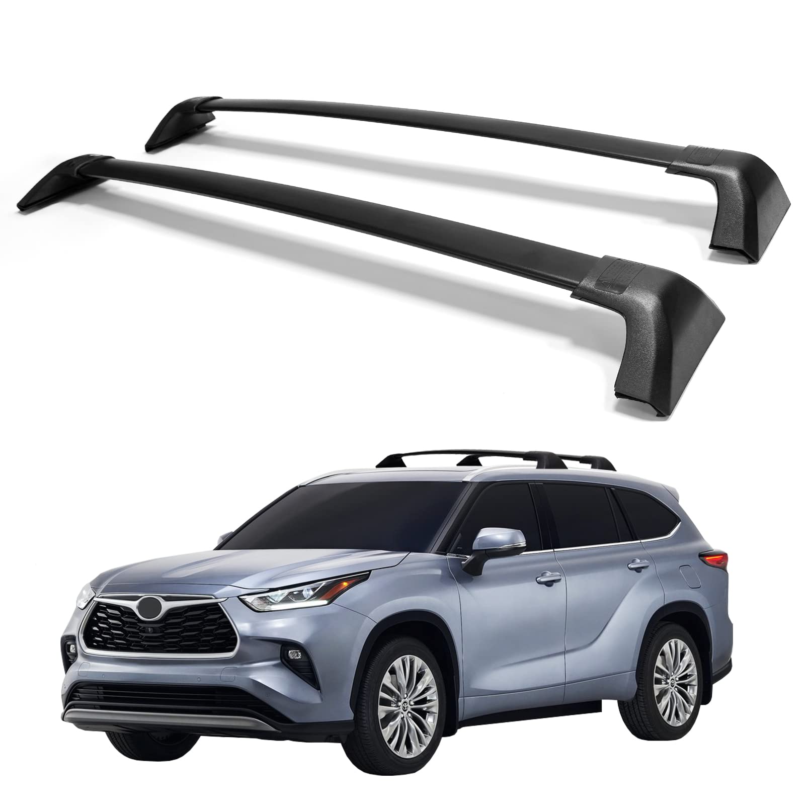 Grandroad Auto Roof Rack Cross Bars Fit for 2020 2021 2022 2023