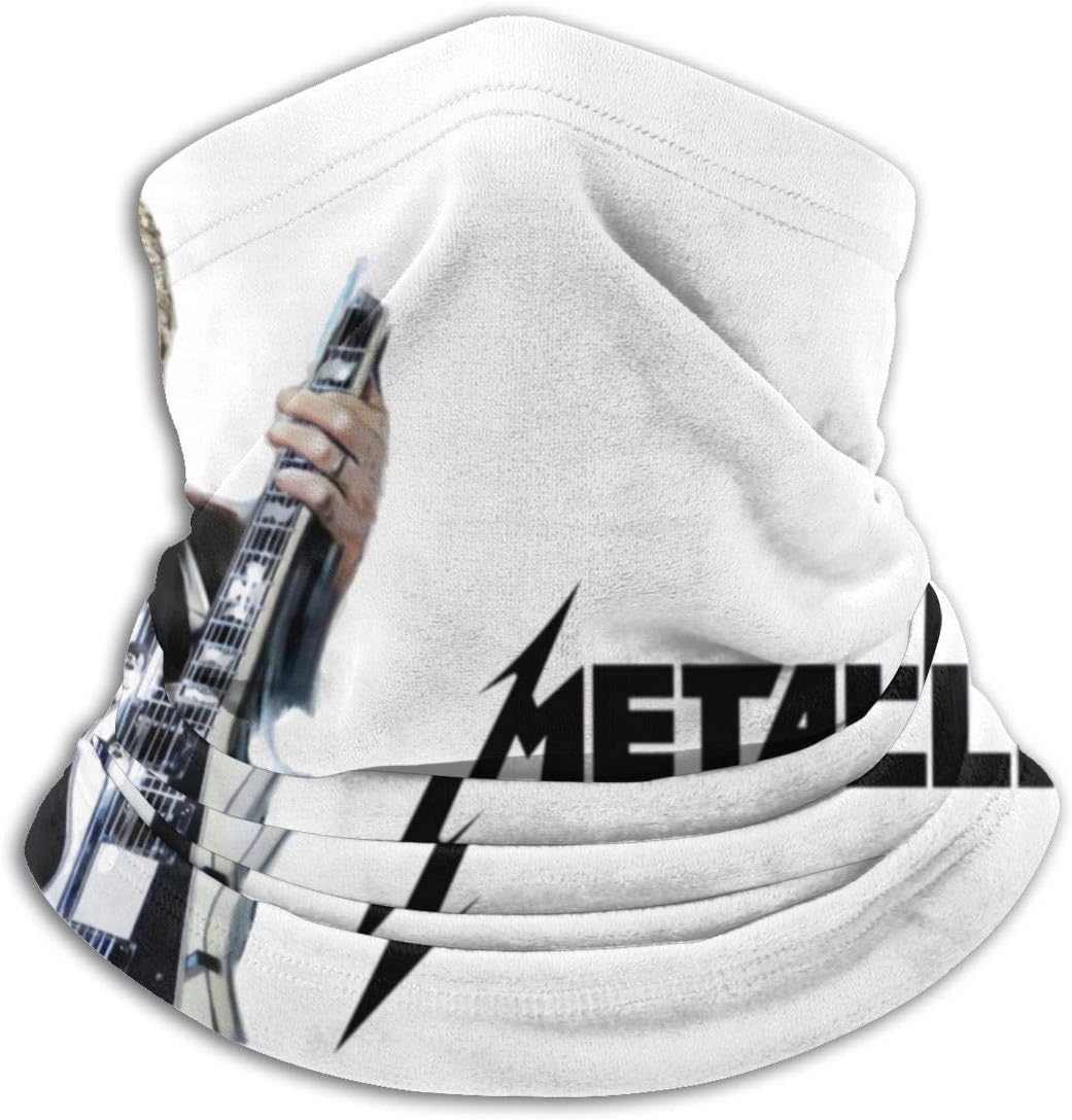 Metallica Neck Warmer Soft Microfiber Headwear Face Scarf Mask For Winter Cold Weather Keep Warm