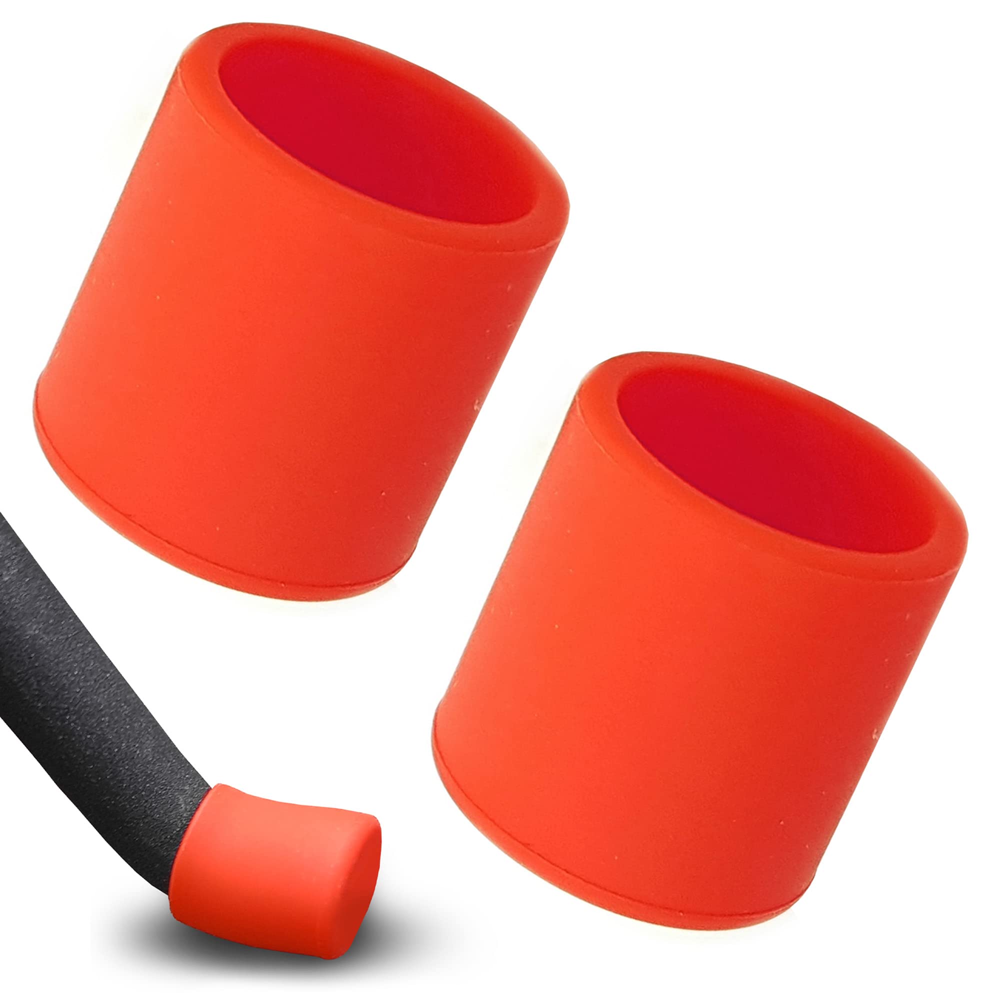 Vestigia® - 2x Kickstand Rubber Cover Sock Compatible for Xiaomi Mi3 M365 1S Essential Pro2 AOVO - Electric Scooter Parking Sock for Stand - Repair Spare Parts for E-scooter (Red)