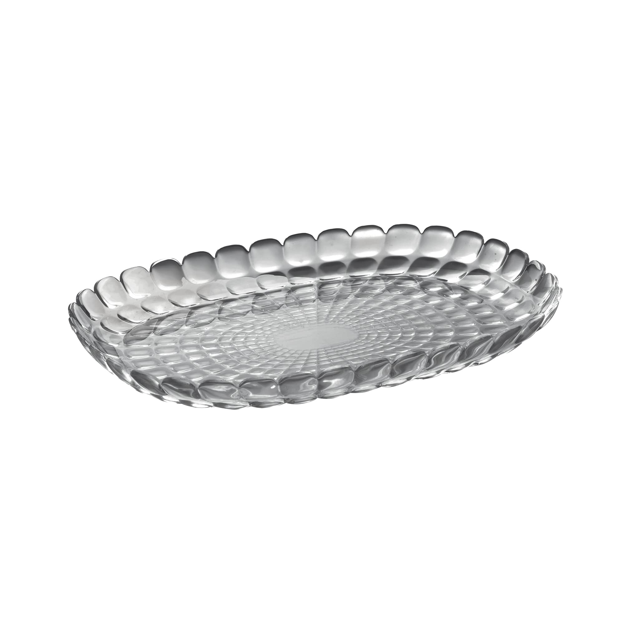 Guzzini Trays, SMMA, Sky Grey, 32 x 22.5 x h3 cm