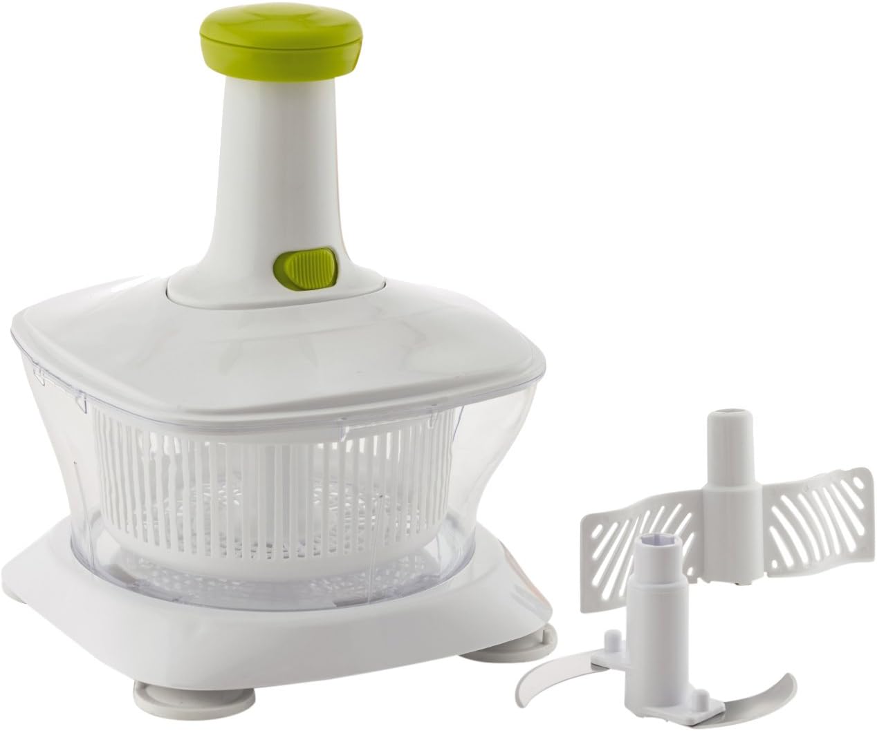 Farberware 5193519 Pro 3in1 Manual Food Chopper and Salad Spinner