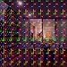 LED Concepts 300-LED Curtain String Icicle Fairy Lights with 8 Lighting Modes – Multi-Color