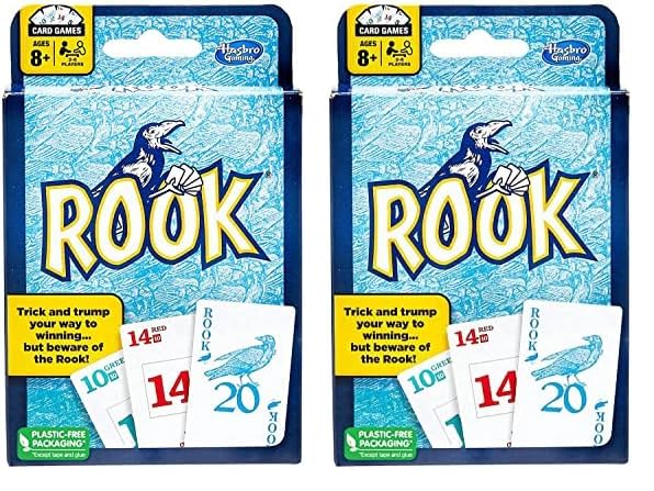 Hasbro Gaming Rook Card Game (Pack of 2)