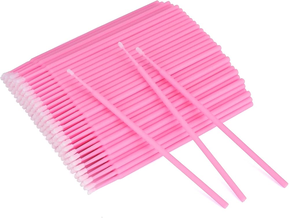 G2PLUS 200Pcs Microbrush Applicators Eyelash Extension Cleaning Tool