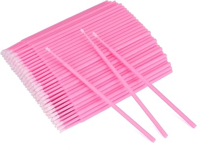 G2PLUS 200Pcs Microbrush Applicators Eyelash Extension Cleaning Tool