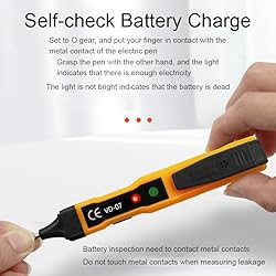 SMGDA Non Contact Voltage Tester Voltage Detect Pen