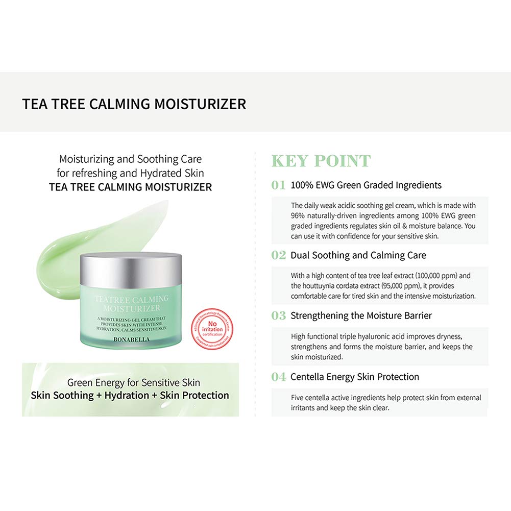bonabella tea tree calming moisturizer
