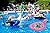 Inflatable Flamingo Cooler Salad Serving Bar Tray Ice Chest Buffet Cooler Drink Holders for Pool Flamingo Beach Party Picnic Family Reunion