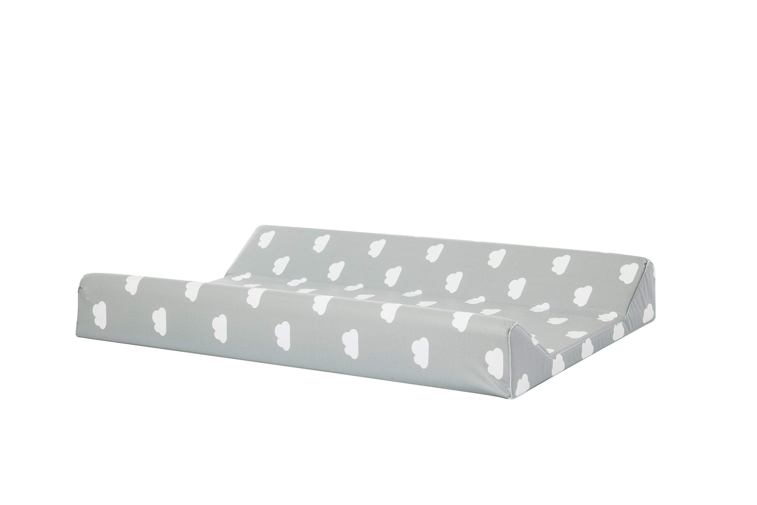 moKee Cloudy Changing Mat, 80 cm Length x 47 cm Width, Grey
