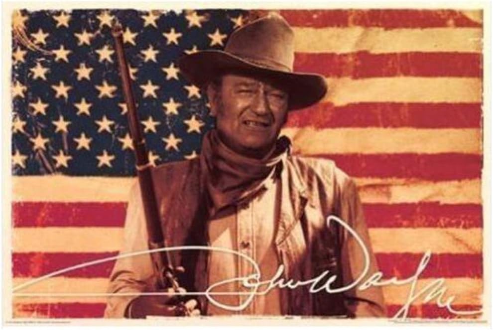 dubdubd John Wayne - Carteles artísticos de película de Vaquero con