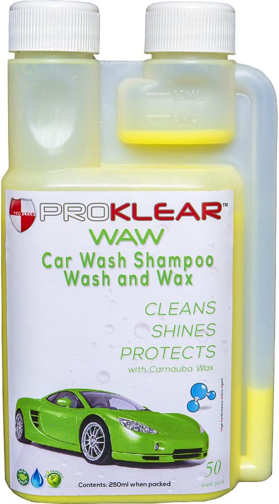 Proklear WAW250 Waw Wash And Wax Shampoo With Carnauba Wax