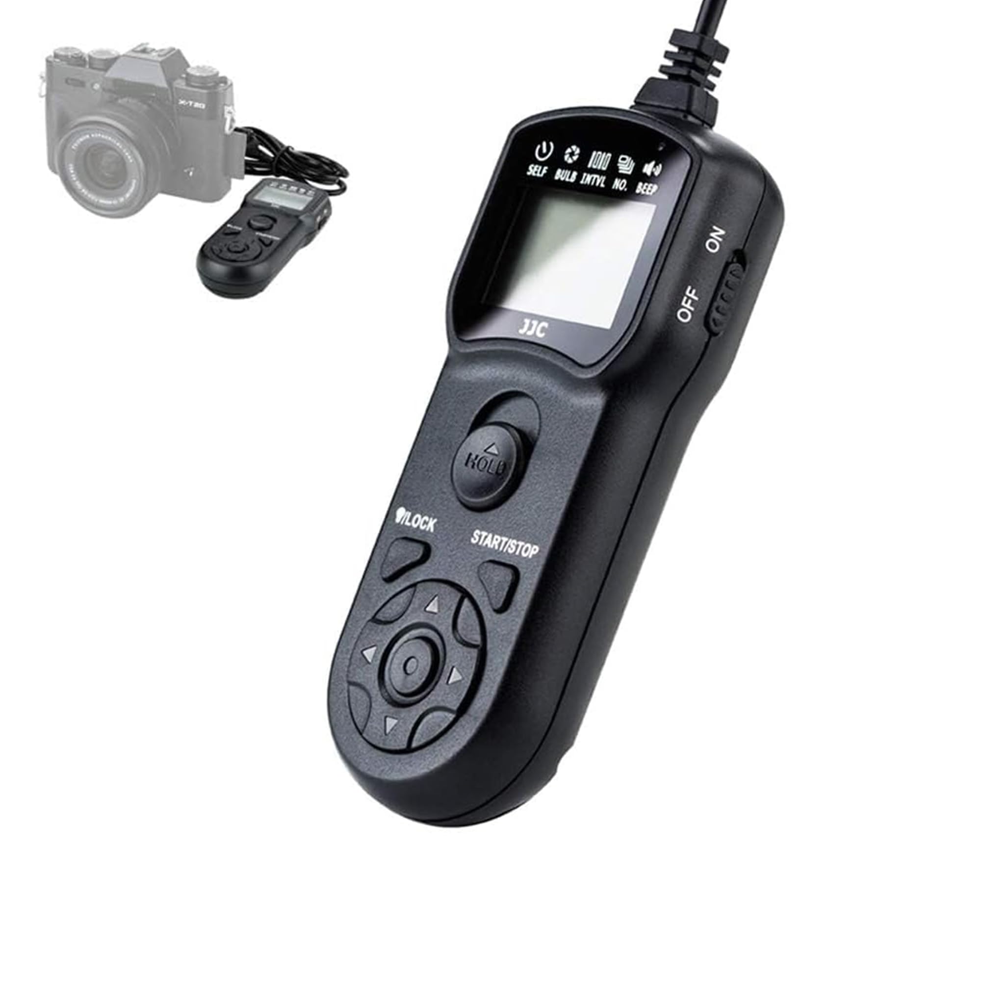 Timer Shutter Release Remote Control Fits for Fujifilm Fuji X100V X-T4 X-T3 X-T2 X-H1 X-T30 III II X-T20 X-T100 XF10 X-A5 X-Pro2 X-E3 X-A5 GFX GFX 50R X100T Replaces Fujifilm RR-100 Release Cable