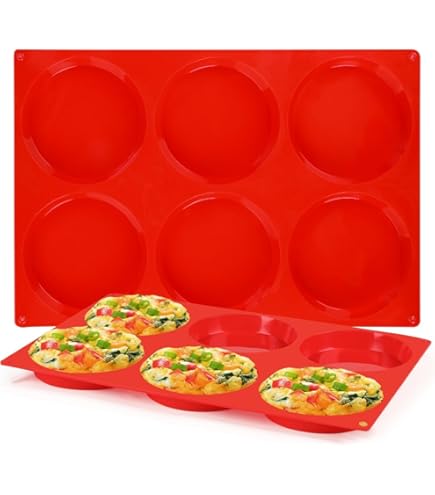 Muffin Top Bun Custard Tart Harz Untersetzer 4 Cavity Silikon formen für runde S