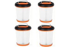 HIHEPA WV201 Wandvac Filter Replacement for Shark ION W1 S87 Cordless Handheld Vacuum WV200, WV201, WV205, WV220, WV221, WV250, WV251, UV200CCO. Part # XHFWV200 Perfect for for Pet Hair, Dirt, Dust