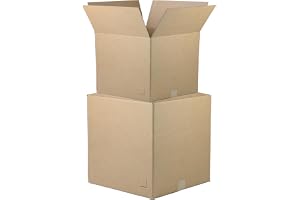 MyBoxSupply 10 Pack Corrugated Cardboard Boxes – 24x16x12 Inch, Moving/Shipping