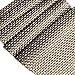 SHACOS 4 PCS Wedge Placemats for Round Tables Heat Resistant Table Mats Placemats Washable (4, Black White Gold)