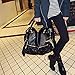 Qianle Fashion Sexy Leopard Print/ Black Bag Paillette Shoulder Bags Handbags for Women Leopard