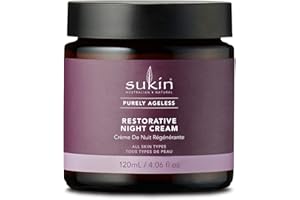 Sukin - Restorative Night Cream - Purely Ageless Range - Naturally Plump, Improve Skin Elasticity and Fight the Signs of Agin
