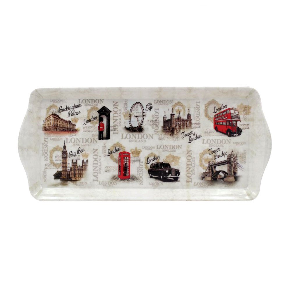 THE LEONARDO COLLECTION Vintage London Medium Serving Tray