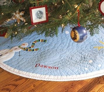 New Pottery Barn Kids Quilted Tree Skirt Amazon Co Uk Toys Games