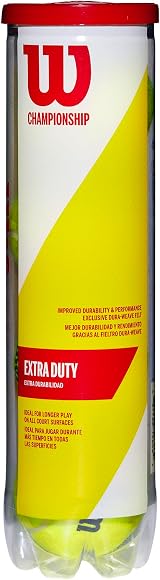 Wilson Champ Extra Duty Tennis Balls Yellow Pack of 2 view 3