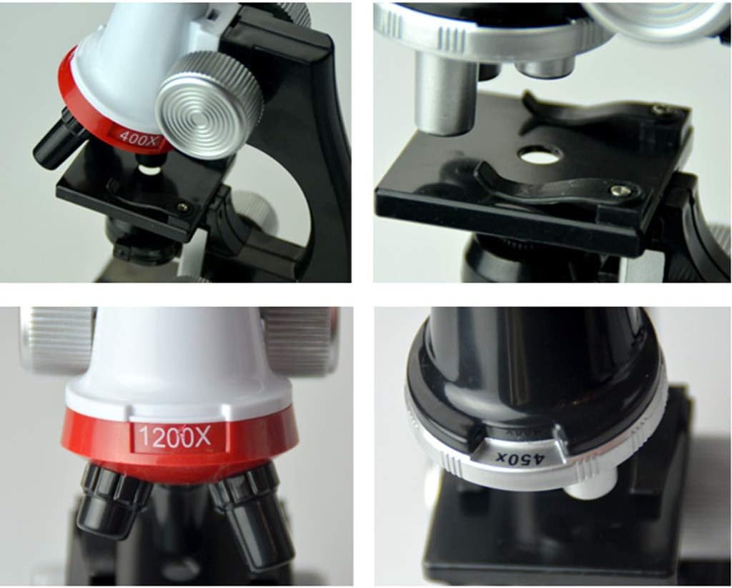 TAM C2155 Microscope Pour Enfants 1200x Ensemble D'aides Pédagogiques Pour Expériences