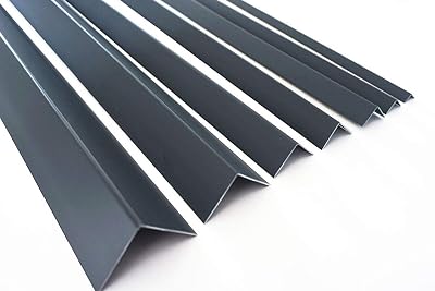 TMW Profiles Cezar PVC Corner Angle Trim Anthracite 7016 1m 10x10–50x50