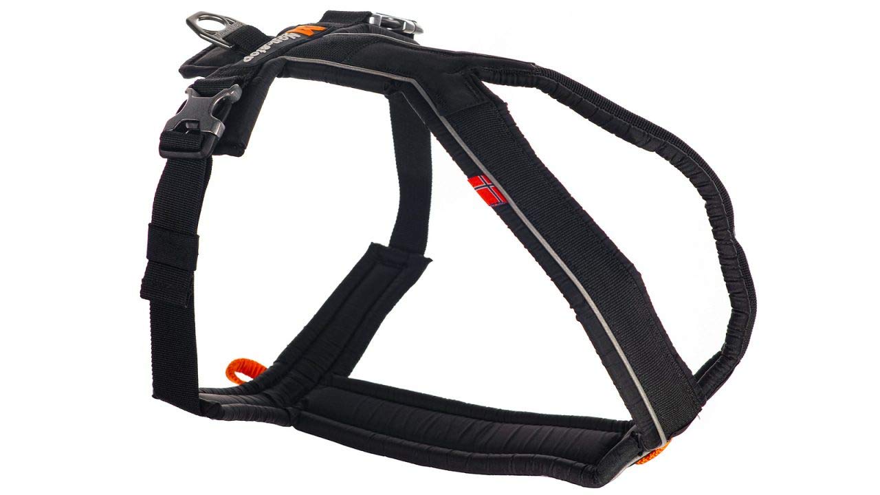 Non- Stop- Dogwear Line Padded Adjustable Harness Size 3 Black for Dogs 1 Pack — image 1