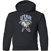 Omufisa Utah Inspired Graphic - Hockey Fans Tribute Youth Hooded Sweatshirt