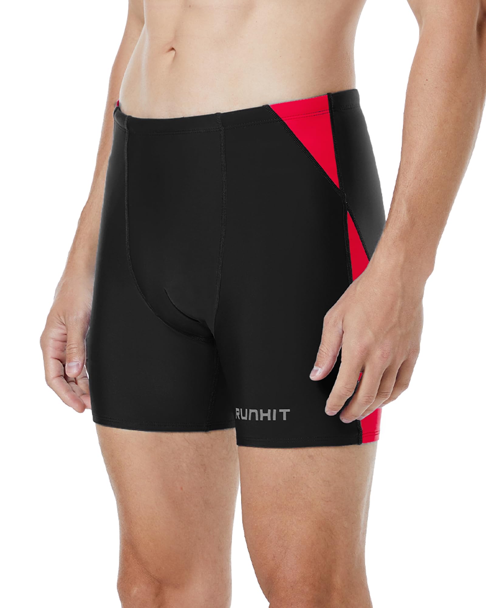 Runhit Mens Swim Jammers Square Leg Quick Dry