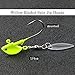 Alabama Rig Umbrella for Bass Fishing Kit with Willow Bladed Spin Jig Heads Freshwater Salwater Trout Stripers Lures 3 Arms