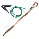 Portable Grounding Rod with 4ft 12AWG UL Listed