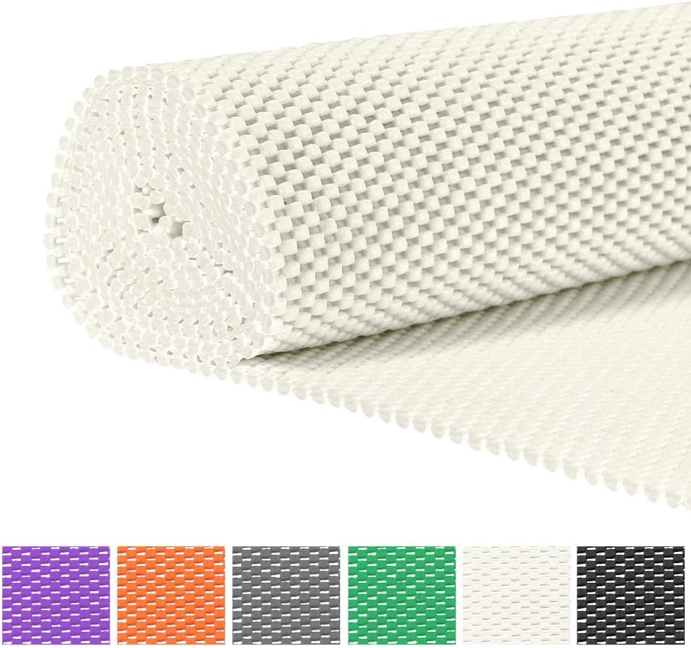 Multipurpose NonSlip Mat, 78.7 * 19.7inch PVC Waterproof Grid Pattern