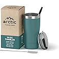 Arctic Tumblers | 20 oz Baltic Sea Insulated Tumbler with Straw & Cleaner - Retains Temperature up to 24hrs - Non-Spill Splash Proof Lid, Double Wall Vacuum Technology, BPA Free & Built to Last